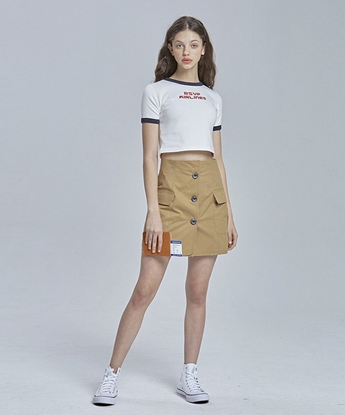 RSVP(アールエスブイピー)の「【RSVP 】ローエッジ オープンスカート(スカート・レディース・ブラウン/カーキ・SMALL/MEDIUM)」の11枚目の写真