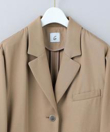 6（ロク）の「＜6(ROKU)＞SHORT SLEEVE SOFT JACKET/ジャケット