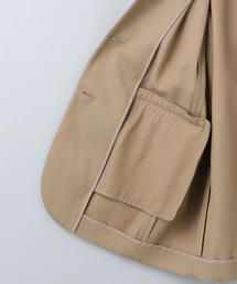6（ロク）の「＜6(ROKU)＞SHORT SLEEVE SOFT JACKET/ジャケット