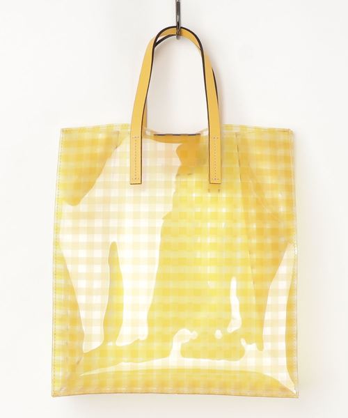 SHIPS（シップス）の「KASSIOPEA:PVC TOTE(M)（トートバッグ・レディース・イエロー・ONE SIZE）」の2枚目の写真