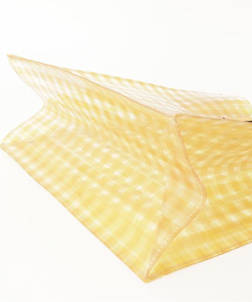 SHIPS（シップス）の「KASSIOPEA:PVC TOTE(M)（トートバッグ・レディース・イエロー・ONE SIZE）」の3枚目の写真