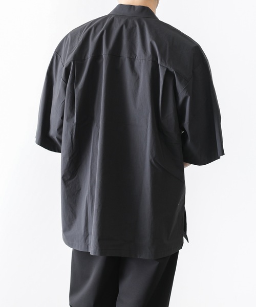 ATTACHMENT（アタッチメント）の「タイプライタークロスバイオストレッチ S/Sシャツ（シャツ/ブラウス・メンズ・カーキ/ライトグレー/ブラック・1/2/3/4）」の16枚目の写真