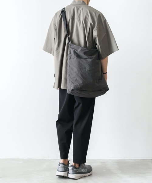 ATTACHMENT（アタッチメント）の「タイプライタークロスバイオストレッチ S/Sシャツ（シャツ/ブラウス・メンズ・カーキ/ライトグレー/ブラック・1/2/3/4）」の10枚目の写真