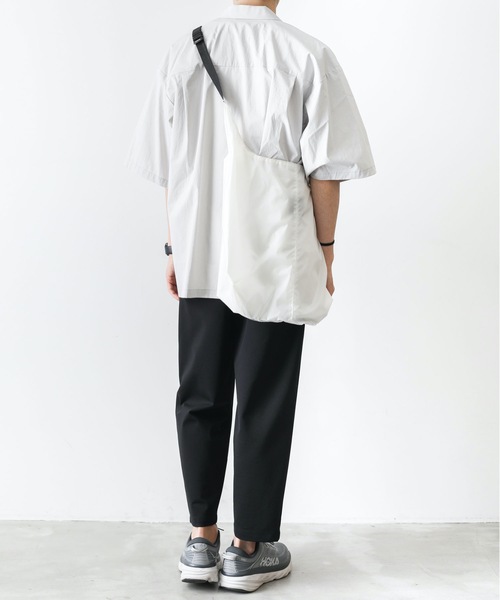 ATTACHMENT（アタッチメント）の「タイプライタークロスバイオストレッチ S/Sシャツ（シャツ/ブラウス・メンズ・カーキ/ライトグレー/ブラック・1/2/3/4）」の7枚目の写真