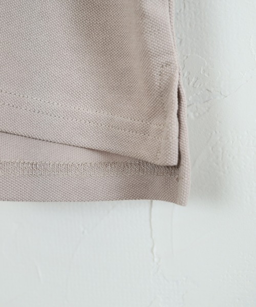 Beauty&Habit（ビューティアンドハビット）の「【Beauty&Habit】リラックスフィットロゴポロシャツ（ポロシャツ・メンズ・ダークブラウン/ベージュ系その他・M/L）」の17枚目の写真