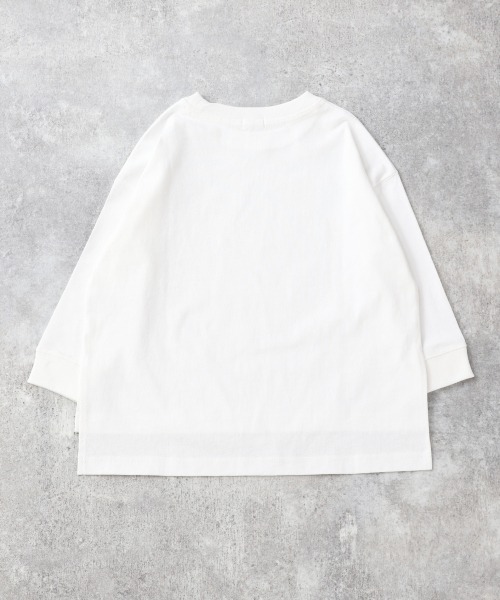 LOWRYS FARM（ローリーズファーム）の「ＵＳＡロンＴＬＳ　894824（Tシャツ/カットソー・キッズ・ホワイト/チャコールグレー/グリーン・MEDIUM/LARGE/X-LARGE）」の12枚目の写真