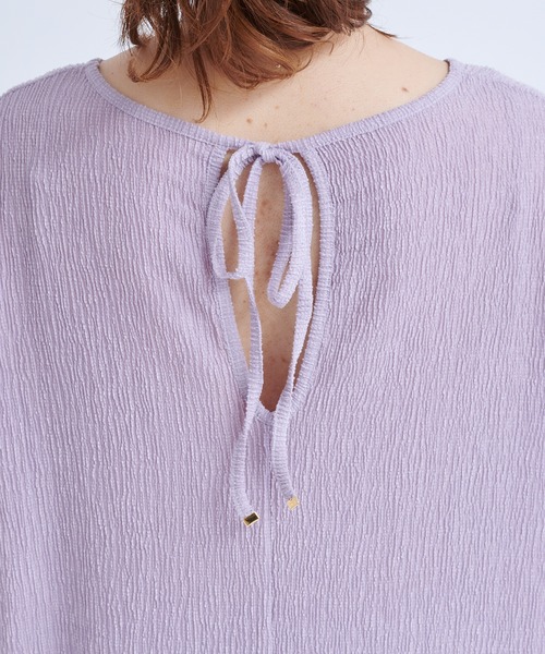 DouDou（ドゥドゥ）の「ヨウリュウワンピース×パンツセット（ワンピース・レディース・ベージュ/ブラック/バイオレット・FREE）」の7枚目の写真