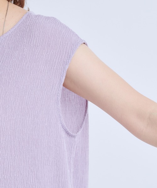 DouDou（ドゥドゥ）の「ヨウリュウワンピース×パンツセット（ワンピース・レディース・ベージュ/ブラック/バイオレット・FREE）」の12枚目の写真