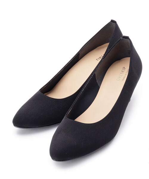 DRESKIP（ドレスキップ）の「◆【日本製】外反母趾の方に優しいパンプス（5cm）（パンプス・レディース・ベージュ/ブラック系3/ベージュ系3/ブラック系5・25/30/35/40/45）」の2枚目の写真