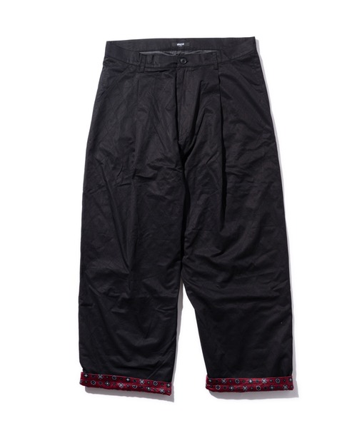 glamb（グラム）の「Quilting wide pants / キルティングワイド