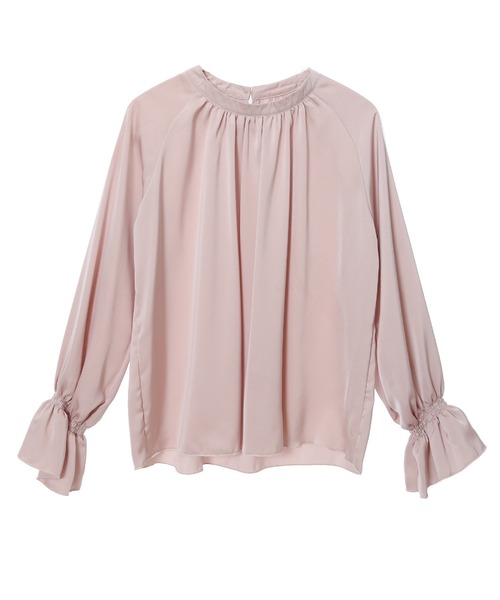 fifth（フィフス）の「キャンディースリーブカラーブラウス（シャツ/ブラウス・レディース・ブルー/スモークピンク・MEDIUM）」の3枚目の写真