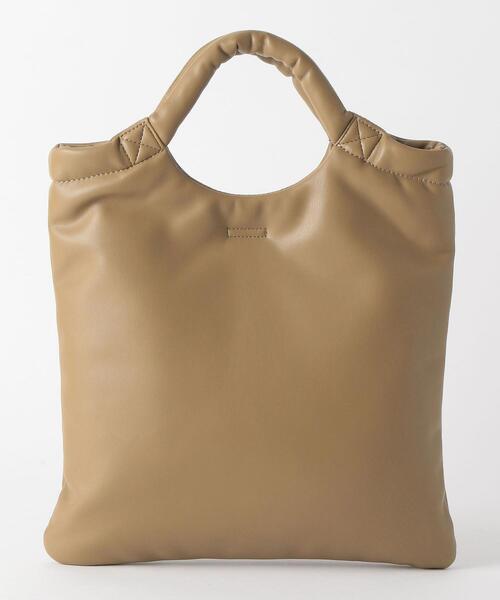 BEAUTY&YOUTH UNITED ARROWS（ビューティーアンドユースユナイテッドアローズ）の「BY ソフティーワンハンドルトートバッグ ◆（トートバッグ・レディース・ブラック/ベージュ・FREE）」の3枚目の写真