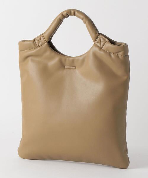 BEAUTY&YOUTH UNITED ARROWS（ビューティーアンドユースユナイテッドアローズ）の「BY ソフティーワンハンドルトートバッグ ◆（トートバッグ・レディース・ブラック/ベージュ・FREE）」の4枚目の写真