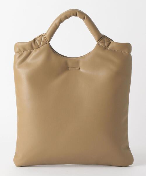 BEAUTY&YOUTH UNITED ARROWS（ビューティーアンドユースユナイテッドアローズ）の「BY ソフティーワンハンドルトートバッグ ◆（トートバッグ・レディース・ブラック/ベージュ・FREE）」の5枚目の写真