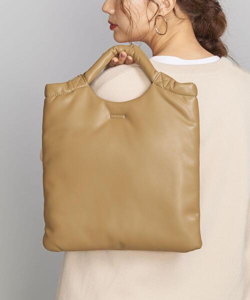 BEAUTY&YOUTH UNITED ARROWS（ビューティーアンドユースユナイテッドアローズ）の「BY ソフティーワンハンドルトートバッグ ◆（トートバッグ・レディース・ブラック/ベージュ・FREE）」の11枚目の写真