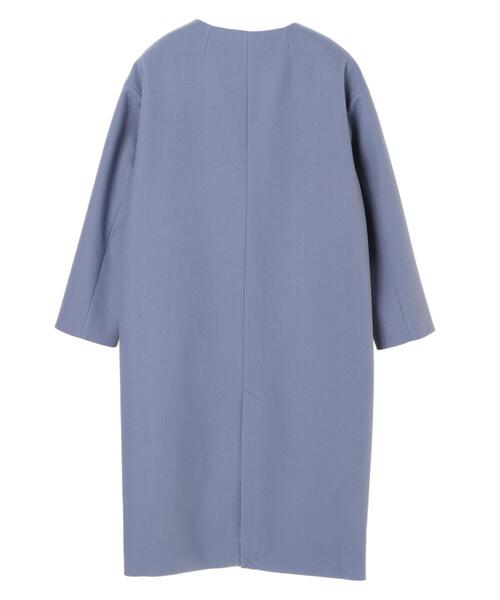 earth music&ecology（アースミュージックアンドエコロジー）の「Vネックコート ＊（その他アウター・レディース・ブルー/杢グレー/ベージュ/ブラック・L/M）」の22枚目の写真