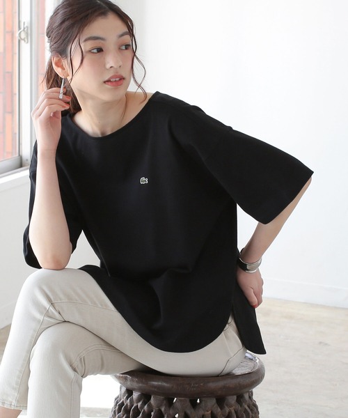 セール Lacoste B Ming By Beams 別注 ラウンドヘム Tシャツ 21ss Tシャツ カットソー B Ming By Beams ビーミングバイビームス のファッション通販 Zozotown