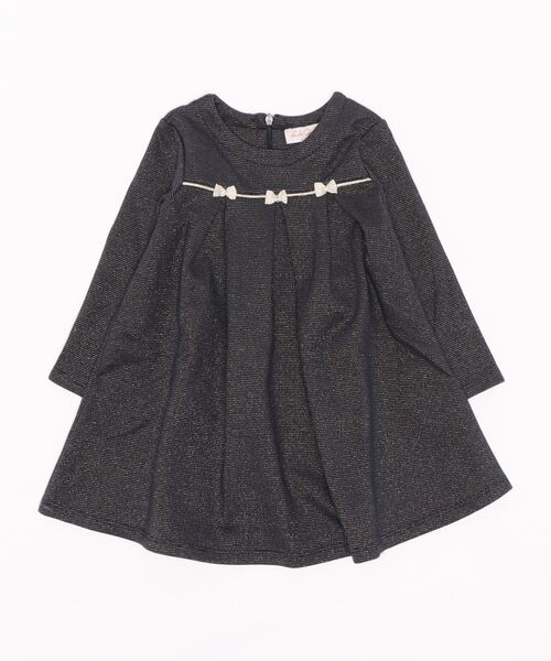 セール Lili Gaufrette キラキラ ネイビー ワンピース 86 104cm ワンピース Lili Gaufrette リリーゴーフレット のファッション通販 Zozotown