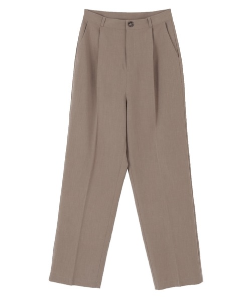 titivate(ティティベイト)の「センタープレスセミワイドスラックスパンツ(その他パンツ・レディース・グリーン系その他/ライトベージュ/モカ・S/M/L/XS)」の2枚目の写真