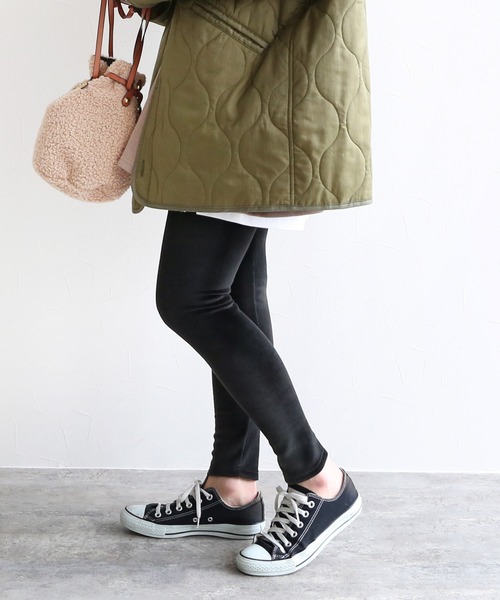 reca(レカ)の「起毛リブレギンスパンツ(レギンス/スパッツ・レディース・ピンクベージュ/ブラック/オフホワイト・FREE)」の19枚目の写真