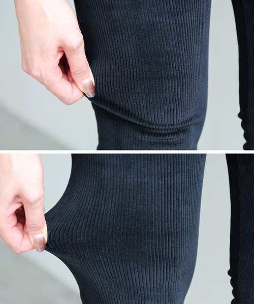 reca(レカ)の「起毛リブレギンスパンツ(レギンス/スパッツ・レディース・ピンクベージュ/ブラック/オフホワイト・FREE)」の15枚目の写真