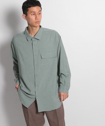 niko and... | メランジサージバルーンシャツ(シャツ/ブラウス)