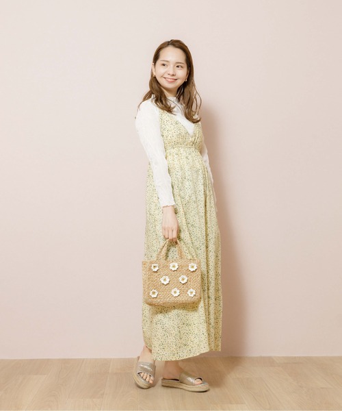 flower（フラワー）の「フラワーバスケットバッグ（かごバッグ・レディース・アイボリー・FREE）」の15枚目の写真