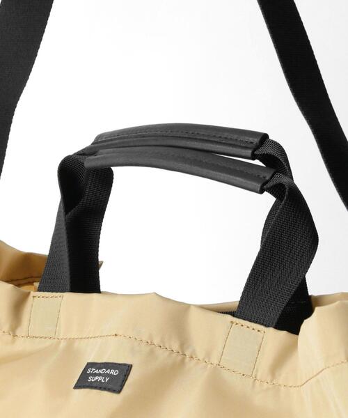 STANDARD SUPPLY（スタンダードサプライ）の「★ [ スタンダードサプライ ] STANDARD SUPPLY パッカブル ワンストラップ トート（トートバッグ・メンズ・ブラック/ベージュ/レッド・FREE）」の10枚目の写真