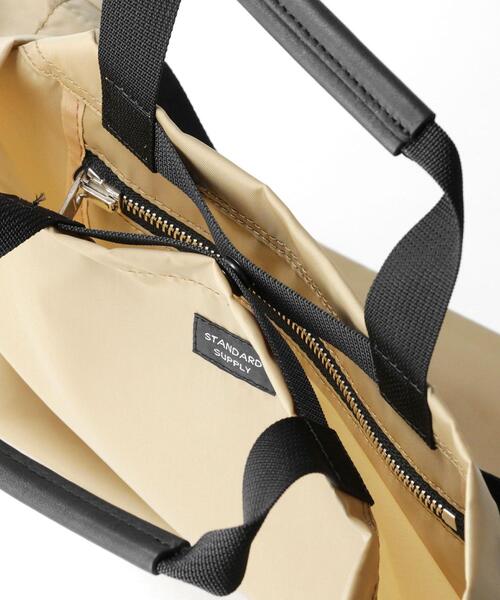 STANDARD SUPPLY（スタンダードサプライ）の「★ [ スタンダードサプライ ] STANDARD SUPPLY パッカブル ワンストラップ トート（トートバッグ・メンズ・ブラック/ベージュ/レッド・FREE）」の12枚目の写真