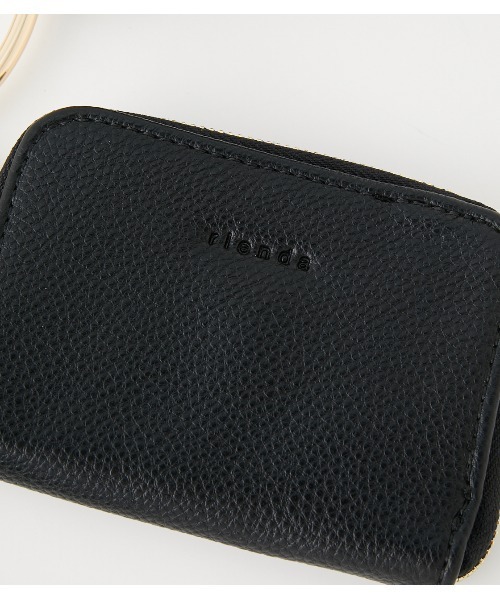 rienda（リエンダ）の「フェイクレザ―サークルリングバッグ（ショルダーバッグ・レディース・アイボリー/ブラック/シルバー・FREE）」の10枚目の写真