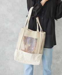 Rewde | 【A4対応】フォトセットメッシュトートバッグ（1R18-BA1013）(トートバッグ)