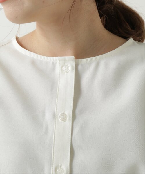 RAY CASSIN（レイカズン）の「リネンタッチティアードブラウス（シャツ/ブラウス・レディース・ブラウン/オフホワイト/ブルー・FREE）」の21枚目の写真