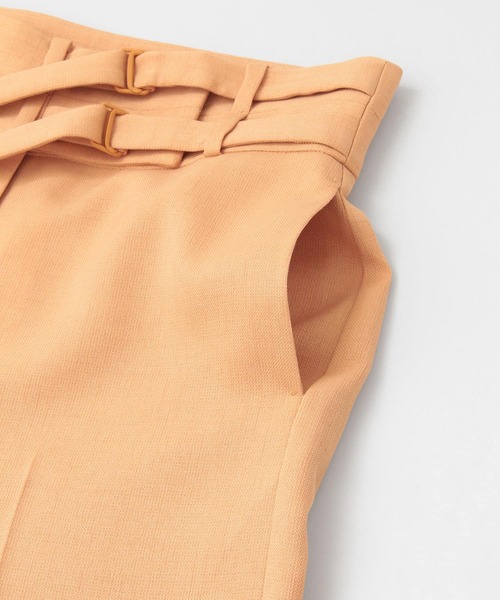 LAATO（ラート）の「DOUBLE BELT PANTS（スラックス・レディース・カーキ/オレンジ・36/38）」の7枚目の写真