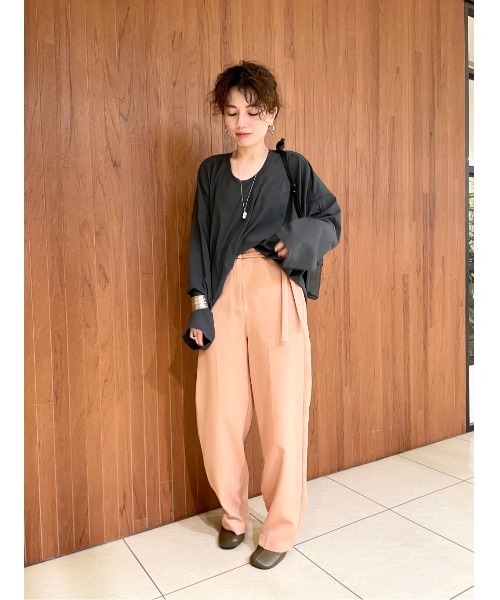 セール】DOUBLE BELT PANTS（スラックス）｜LAATO（ラート）の