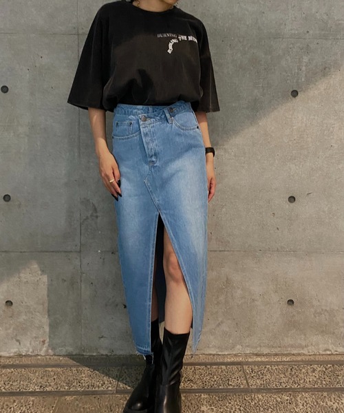 Avvenente(アベネンテ)の「【Avvenente】ヴィンテージライクプリントTシャツ(Tシャツ/カットソー・レディース・ライトグレー/ブラック・M)」の3枚目の写真