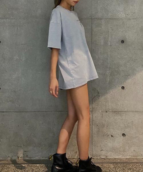 Avvenente(アベネンテ)の「【Avvenente】ヴィンテージライクプリントTシャツ(Tシャツ/カットソー・レディース・ライトグレー/ブラック・M)」の9枚目の写真