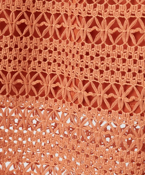 natural couture（ナチュラルクチュール）の「透かし編みレーススカート（スカート・レディース・ブラック/オレンジ/アイボリー・FREE）」の21枚目の写真