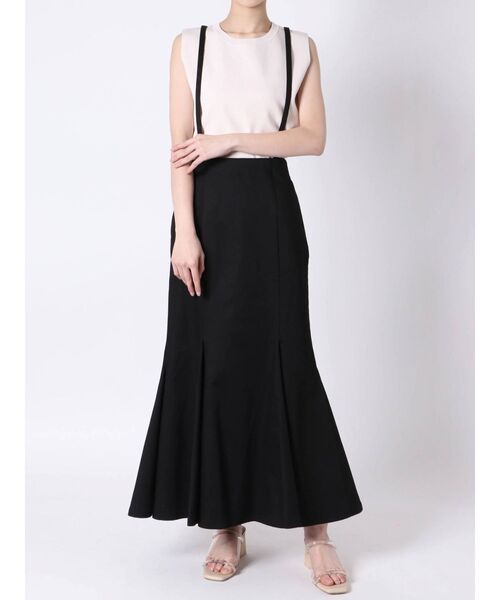 LAGUNAMOON（ラグナムーン）の「サスペンダーマーメイドスカート（スカート・レディース・アイボリー/ブラック/ピンク・SMALL/MEDIUM）」の17枚目の写真