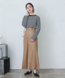 SENSE OF PLACE by URBAN RESEARCH | naturaglacé×SENSE OF PLACE　【別注】ナチュラグラッセエコレザースカート(スカート)