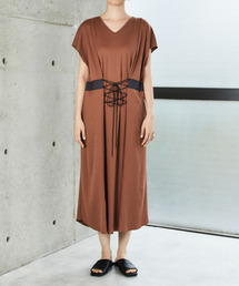 nota | 2WAYレースアップリブワンピース(ワンピース)