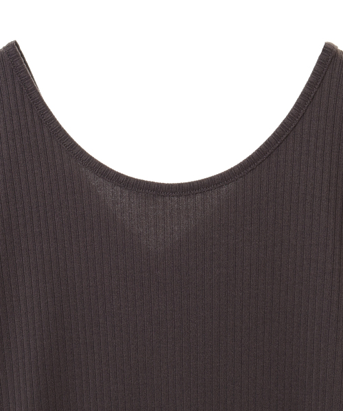 nota（ノータ）の「2WAYレースアップリブワンピース（ワンピース・レディース・アイボリー/レンガ/チャコールグレー・FREE）」の15枚目の写真