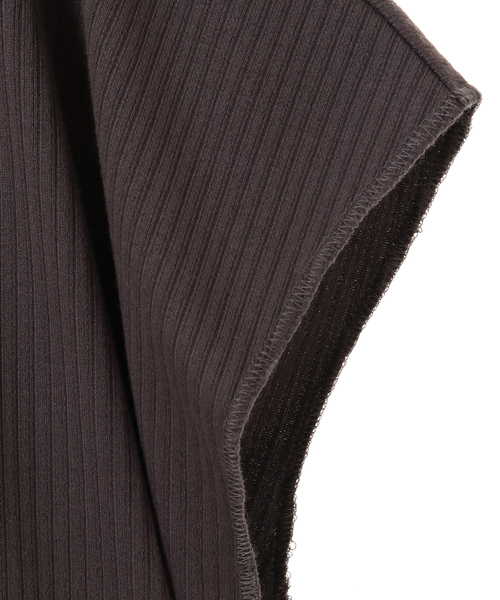 nota（ノータ）の「2WAYレースアップリブワンピース（ワンピース・レディース・アイボリー/レンガ/チャコールグレー・FREE）」の14枚目の写真