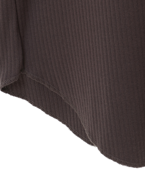 nota（ノータ）の「2WAYレースアップリブワンピース（ワンピース・レディース・アイボリー/レンガ/チャコールグレー・FREE）」の12枚目の写真