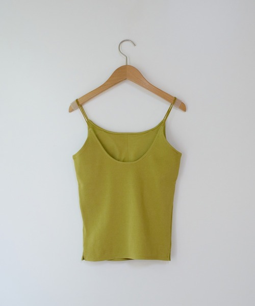 Kastane（カスタネ）の「カップ付きストレッチコットンキャミ（キャミソール・レディース・ピンク/イエロー/アイボリー/ブルー系その他/グリーン/パープル/モカ・FREE）」の18枚目の写真