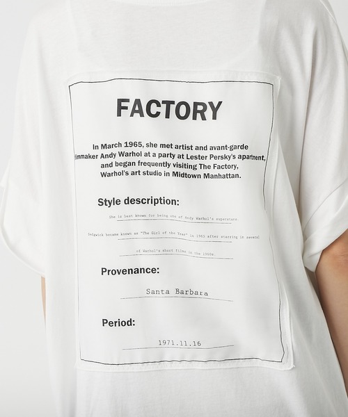 RIVE DROITE(リヴドロワ)の「【WEB限定】コットンチュニック(Tシャツ/カットソー・レディース・ホワイト/チャコールグレー・FREE)」の17枚目の写真