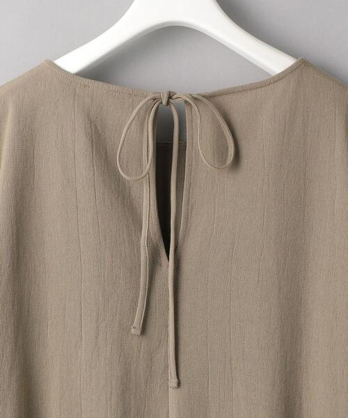 BEAUTY&YOUTH UNITED ARROWS（ビューティーアンドユースユナイテッドアローズ）の「BY バックリボンドルマン5分袖カットソー（Tシャツ/カットソー・レディース・ブラック/オフホワイト/モカ・FREE）」の16枚目の写真