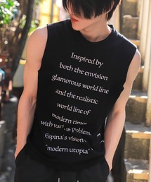 Espina | コンセプチュアルノースリーブTシャツ(タンクトップ)