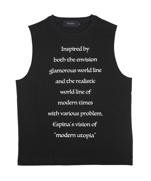 Espina(エスピナ)の「コンセプチュアルノースリーブTシャツ(タンクトップ・メンズ・ブラック・FREE)」の9枚目の写真