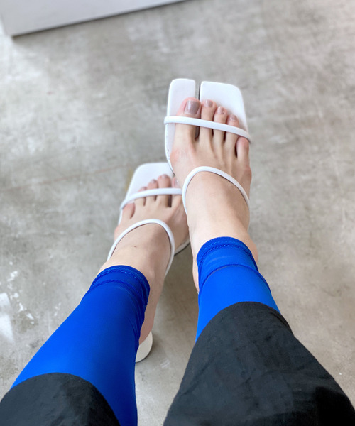 c.u.l（シーユーエル）の「【c.u.l】パワーネット シースルーレギンス cula211（レギンス/スパッツ・レディース・パープル/ブラック/ブルー/モカ/ライトブルー/ホワイト/グレー/ベージュ・FREE）」の21枚目の写真