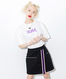 X-girl | GLITTER MILLS LOGO S/S TEE(Tシャツ/カットソー)